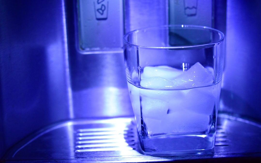 Photo Water flow restriction caused by refrigerator filter